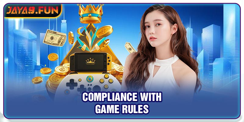 Compliance with game rules